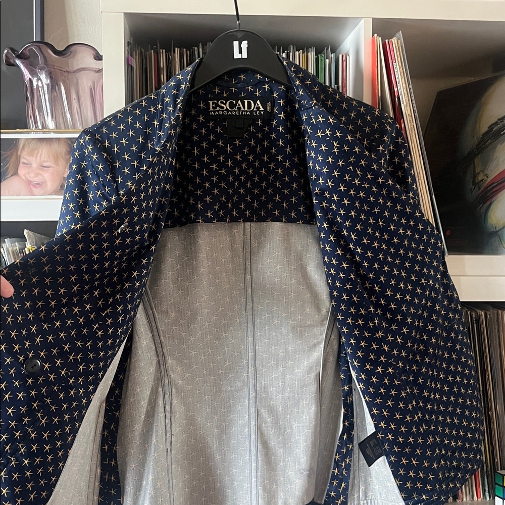 Vintage Escada Blazer short sleeve size 6 SUPER RARE - Picture 6 of 10